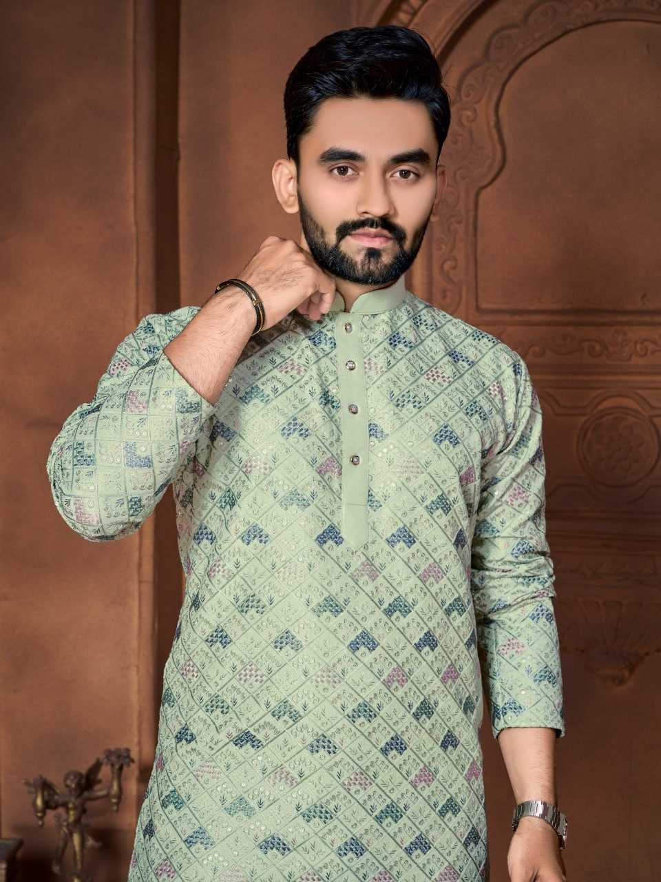 YNF ITALIAN SILK RBV MAHARAJA WHOLESALE MENS WEAR MANUFACTURER